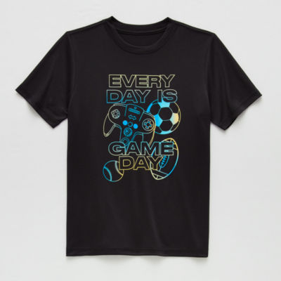 Xersion Little & Big Boys Performance Crew Neck Short Sleeve Graphic T-Shirt