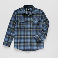 Quiksilver Big Boys Lightweight Shirt Jacket, Large (14-16), Blue