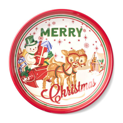 Certified International Santa'S Retro Christmas 4-pc. Ceramic Soup Bowl