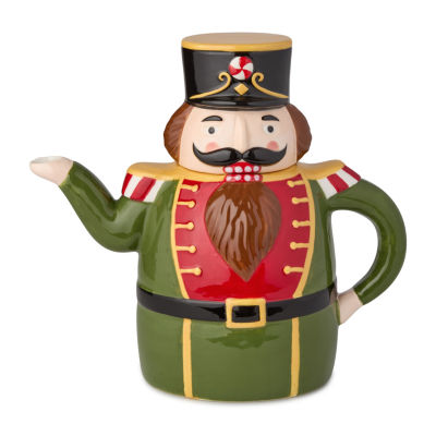 Certified International Nutcracker Parade Ceramic Teapot