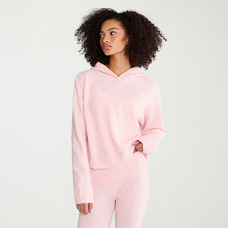 Aéropostale Womens Long Sleeve Zipper Hoodie In Pink