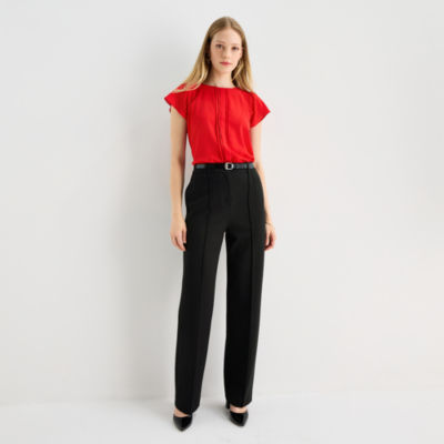 Worthington Petite Womens Perfect Blouse