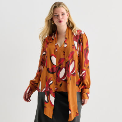 6(ROKU) ⭐︎MIX CHECK GATHER SLEEVE BLOUSE 6(roku) MIX CHECK GATHER SLEEVE BLOUSE