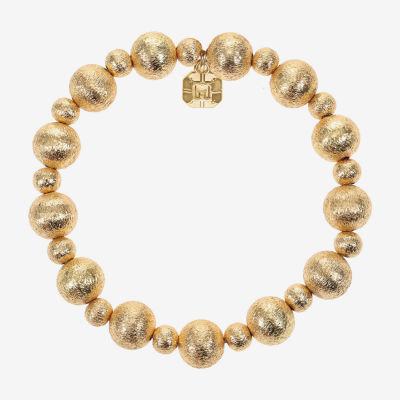 Monet Jewelry Beaded Womens Round Stretch Bracelet