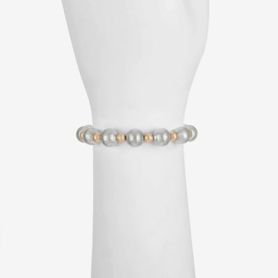 Monet Jewelry Beaded Womens Round Stretch Bracelet