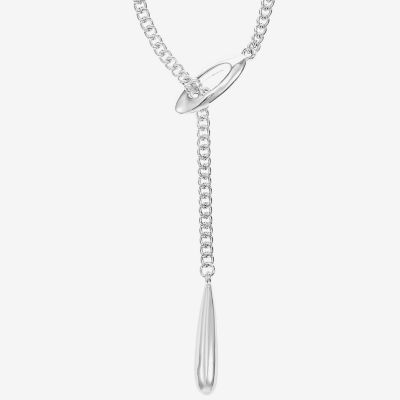 Liz Claiborne Bolo Adjustable Womens 17 Inch Y Necklace