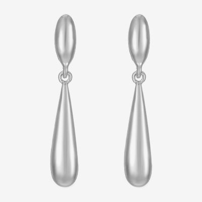 Liz Claiborne Double Womens Hypoallergenic Drop Earrings