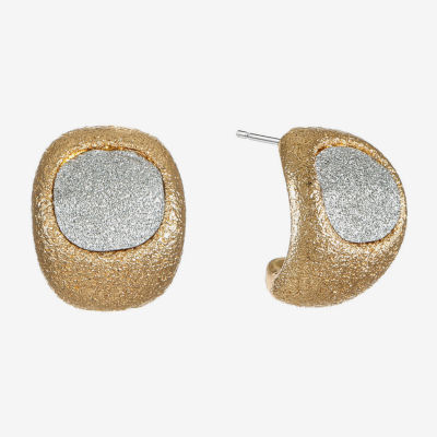 Monet Jewelry Womens 15mm Hypoallergenic Hoop Earrings