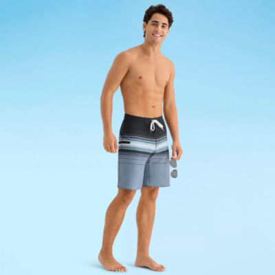 Burnside Mens Quick Dry Striped Board Shorts