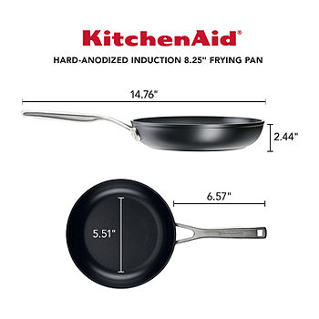 KitchenAid Cast Iron 12 Skillet, Color: Black - JCPenney