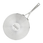 KitchenAid 3-Ply Stainless Steel Stainless Steel Dishwasher Safe Hard Anodized Non-Stick Grill Pan