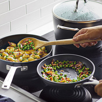 KitchenAid Hard-Anodized Induction Nonstick Cookware Set, 10-Piece