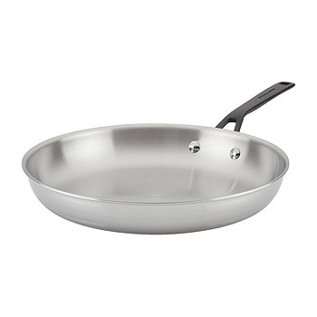 KitchenAid 5-Ply Clad Stainless Steel 12.25 Frying Pan, Color