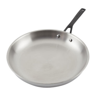 KitchenAid 5-Ply Clad Stainless Steel 12.25" Frying Pan
