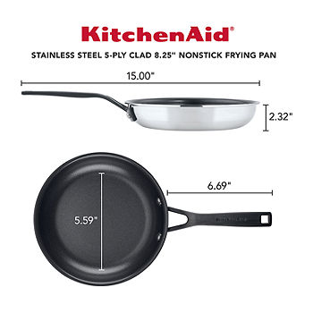 Kitchenaid 3-ply Base Stainless Steel 9.5 Nonstick Frying Pan