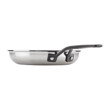 KitchenAid 5-Ply Clad Stainless Steel 8.25 Frying Pan, One Size, Silver