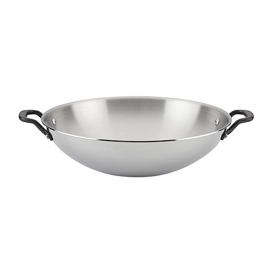 Kitchen Aid 5-Ply Clad Stainless Steel Wok