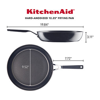 Kitchenaid Hard Anodized 12.25 Nonstick Ceramic Frying Pan