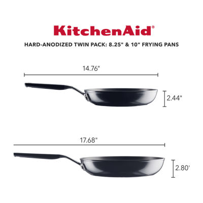 KitchenAid Hard Anodized 2-pc. Frying Pan Set