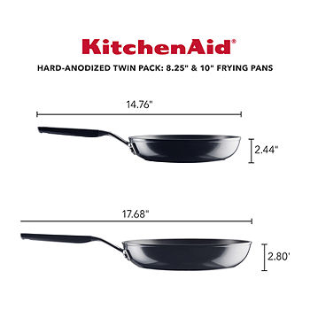 T-Fal Cookware & Bakeware  2pc Hard Anodized Non-stick Skillets