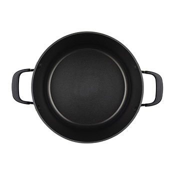 KitchenAid Hard Anodized Nonstick Cookware Pots and Pans Set, 4 Piece, Onyx  Black
