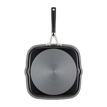 KitchenAid 10.25 Round Stainless Steel Non-Stick Grill Pan +