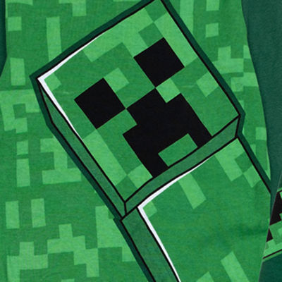 Little & Big Boys -pc. Minecraft Pajama Set