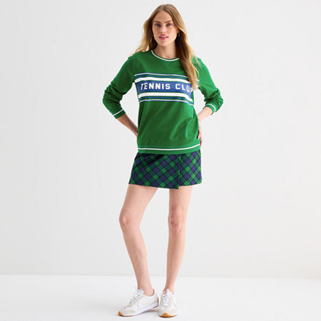 St. John's Bay Womens Skort In Green