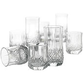 Mesa Mia Chapala Blue Ombre 4-pc. Tumbler Glass Set, Color: Cielo - JCPenney