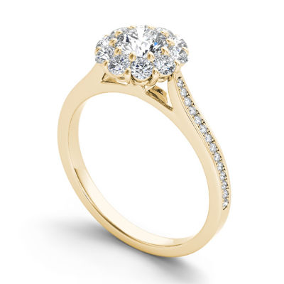 1 1/4 CT.T.W. Natural Round Diamond 14K Gold Engagement Ring