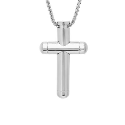 Mens Stainless Steel Pendant Necklace