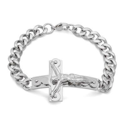 Stainless Steel 8 Inch Solid Chain Bracelet