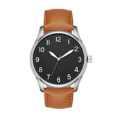 U.S. Polo Assn.® Mens Black Silicone Strap Analog/Digital