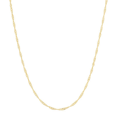 14K Gold Over Silver 22 Inch Semisolid Wheat Chain Necklace - JCPenney