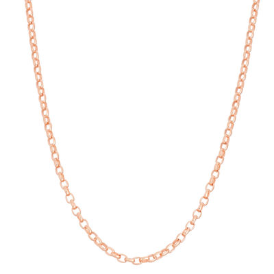 Unisex Adult 14K Gold Over Silver 22 Inch Chain Necklace