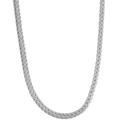 14K Gold Over Silver Inch Semisolid Chain Necklace