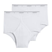 Jockey 292136 Men's Cotton Full-Rise Brief 4-Pack Underwear Size 36