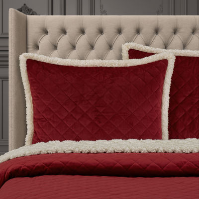 Queen Street Cozy 3-pc. Embellished Quilt Set