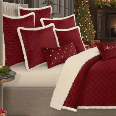 Queen Street Cozy 3-pc. Embellished Quilt Set
