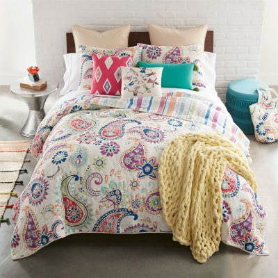 Your Lifestyle By Donna Sharp Cali Reversible Quilt Set, Color: Multi ...