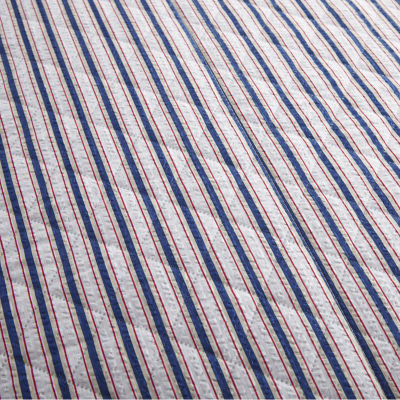 Micro Flannel Seersucker Reversible Wrinkle Resistant Quilt Set