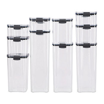 LEXI HOME Produce Acrylic Food Storage Container Organizer with Vented Lids  2-Pack - Yahoo Shopping