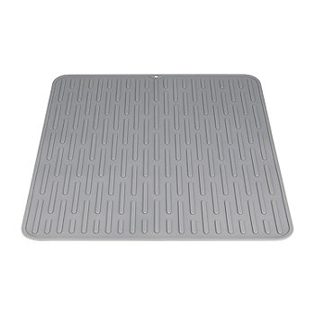 Large Grey Dish Drying Mat