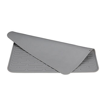 Home Expressions Silicone Dish Drying Mat, Color: Gray - JCPenney
