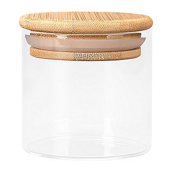 6 Tier Decorative Round Plastic Spice Jars With Lids, Decorative