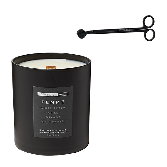 Sensual Candle Co. Femme, 8 Oz Scented Jar Candle