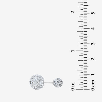 DiamonArt® 1/3 CT. T.W. Lab Created White Cubic Zirconia Sterling Silver 11mm Stud Earrings