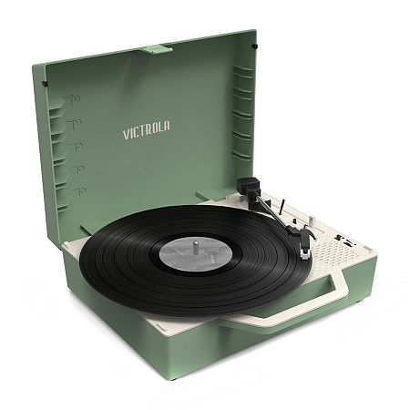 Victrola Turntable, One Size, Green