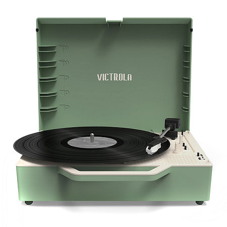 Victrola Turntable, One Size, Green