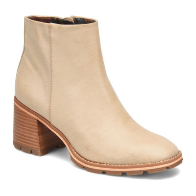 Korks Womens Chandler Stacked Heel Booties JCPenney